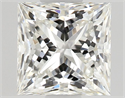 Natural Diamond 0.50 Carats, Princess with  Cut, I Color, VVS2 Clarity and Certified by GIA