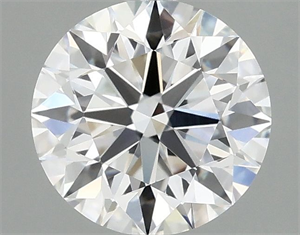Picture of Lab Grown Diamond 1.05 Carats, Round with Excellent Cut, D Color, VVS2 Clarity and Certified by IGI
