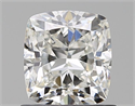 Natural Diamond 0.92 Carats, Cushion with  Cut, H Color, VS1 Clarity and Certified by GIA