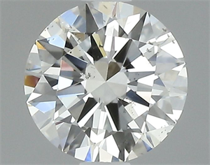 Picture of Natural Diamond 0.52 Carats, Round with Excellent Cut, H Color, SI1 Clarity and Certified by GIA