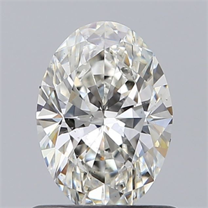 Picture of Natural Diamond 0.72 Carats, Oval with  Cut, G Color, SI1 Clarity and Certified by GIA