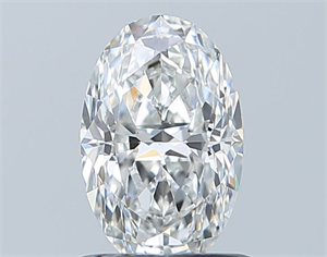 Picture of Natural Diamond 0.91 Carats, Oval with  Cut, F Color, VS1 Clarity and Certified by GIA