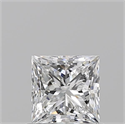 Diamante Natural 0.80 quilates, Princesa , Color F, claridad VVS2 y certificado GIA
