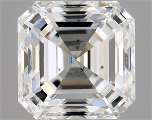 Picture of Natural Diamond 2.01 Carats, Asscher with  Cut, G Color, SI1 Clarity and Certified by GIA