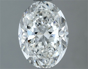 Picture of Natural Diamond 1.31 Carats, Oval with  Cut, F Color, VS2 Clarity and Certified by GIA