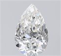 Natural Diamond 0.71 Carats, Pear with  Cut, H Color, VS2 Clarity and Certified by GIA