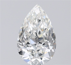 Picture of Natural Diamond 0.71 Carats, Pear with  Cut, H Color, VS2 Clarity and Certified by GIA