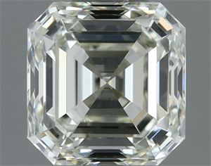 Picture of Natural Diamond 1.00 Carats, Asscher with  Cut, K Color, VS2 Clarity and Certified by IGI