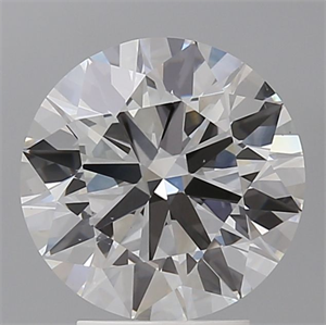 Picture of Lab Grown Diamond 3.50 Carats, Round with Ideal Cut, E Color, VS2 Clarity and Certified by IGI