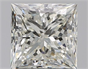 Diamante Natural 1.51 quilates, Princesa , Color J, claridad VVS2 y certificado GIA