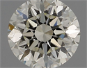 Diamante Natural 0.50 quilates, Redondo , Color K, claridad VS2 y certificado IGI