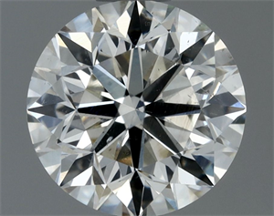 Picture of Natural Diamond 0.70 Carats, Round with Very Good Cut, I Color, VS2 Clarity and Certified by IGI