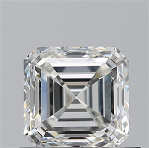 Picture of Natural Diamond 0.80 Carats, Asscher with  Cut, I Color, VVS1 Clarity and Certified by GIA