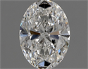 Natural Diamond 1.05 Carats, Oval with  Cut, E Color, VVS1 Clarity and Certified by GIA