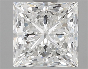 Picture of Natural Diamond 0.93 Carats, Princess with  Cut, G Color, VS1 Clarity and Certified by GIA