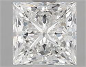 Natural Diamond 0.93 Carats, Princess with  Cut, G Color, VS1 Clarity and Certified by GIA