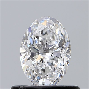 Foto Diamante Natural 0.51 quilates, Ovalado , Color D, claridad SI1 y certificado GIA de