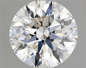 Picture of Natural Diamond 0.71 Carats, Round with Excellent Cut, E Color, SI2 Clarity and Certified by HRD