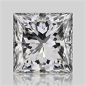 Diamante Natural 0.70 quilates, Princesa , Color G, claridad VVS2 y certificado GIA