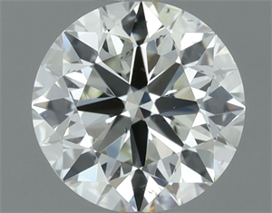 Picture of Natural Diamond 0.70 Carats, Round with Excellent Cut, J Color, SI1 Clarity and Certified by IGI