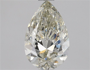 Picture of Natural Diamond 1.02 Carats, Pear with  Cut, K Color, VS1 Clarity and Certified by GIA