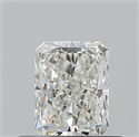 Natural Diamond 0.50 Carats, Radiant with  Cut, J Color, VS1 Clarity and Certified by GIA