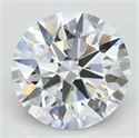 Lab Grown Diamond 2.79 Carats, Round with Ideal Cut, D Color, VVS1 Clarity and Certified by IGI