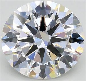 Picture of Lab Grown Diamond 2.02 Carats, Round with Excellent Cut, F Color, VVS2 Clarity and Certified by GIA