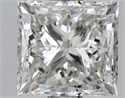 Natural Diamond 1.20 Carats, Princess with  Cut, H Color, SI2 Clarity and Certified by GIA
