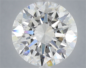 Picture of Lab Grown Diamond 6.02 Carats, Round with Excellent Cut, F Color, VS1 Clarity and Certified by IGI