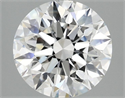 Lab Grown Diamond 2.55 Carats, Round with Excellent Cut, D Color, VVS2 Clarity and Certified by IGI