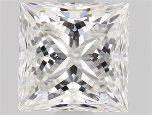 Picture of Natural Diamond 0.95 Carats, Princess with  Cut, G Color, VS1 Clarity and Certified by GIA