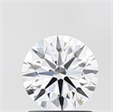 Lab Grown Diamond 1.22 Carats, Round with Ideal Cut, D Color, VS2 Clarity and Certified by IGI