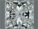 Natural Diamond 0.71 Carats, Princess with  Cut, H Color, IF Clarity and Certified by IGI