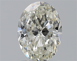 Picture of Natural Diamond 1.51 Carats, Oval with  Cut, J Color, SI1 Clarity and Certified by GIA