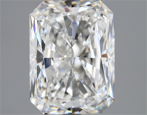 Foto Diamante Natural 3.02 quilates, Radiante , Color E, claridad VS1 y certificado GIA de