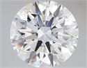 Del inventario de diamantes de laboratorio, 4.09 quilates, Redondo , Color E, claridad VVS2 y certificado IGI