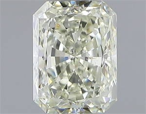 Picture of Natural Diamond 1.01 Carats, Radiant with  Cut, J Color, SI1 Clarity and Certified by IGI