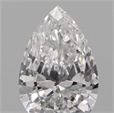 Natural Diamond 0.13 Carats, Pear with  Cut, E Color, VS1 Clarity and Certified by IGI