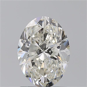 Picture of Natural Diamond 1.50 Carats, Oval with  Cut, I Color, VS2 Clarity and Certified by GIA