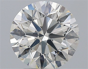Picture of Natural Diamond 2.51 Carats, Round with Excellent Cut, J Color, SI2 Clarity and Certified by GIA