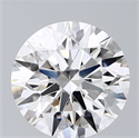 Lab Grown Diamond 4.55 Carats, Round with Ideal Cut, D Color, VVS2 Clarity and Certified by IGI