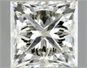 Natural Diamond 1.01 Carats, Princess with  Cut, J Color, VS1 Clarity and Certified by GIA