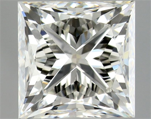 Picture of Natural Diamond 1.01 Carats, Princess with  Cut, J Color, VS1 Clarity and Certified by GIA