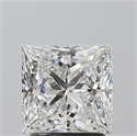 Diamante Natural 2.02 quilates, Princesa , Color E, claridad SI2 y certificado GIA