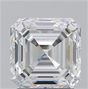 Natural Diamond 2.21 Carats, Asscher with  Cut, F Color, VS2 Clarity and Certified by GIA