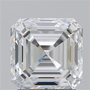 Picture of Natural Diamond 2.21 Carats, Asscher with  Cut, F Color, VS2 Clarity and Certified by GIA