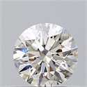 Diamante Natural 0.60 quilates, Redondo , Color J, claridad VVS2 y certificado GIA