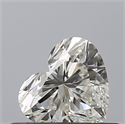 Natural Diamond 0.42 Carats, Heart with  Cut, I Color, VVS2 Clarity and Certified by GIA