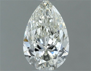 Picture of Natural Diamond 0.53 Carats, Pear with  Cut, H Color, VS2 Clarity and Certified by IGI